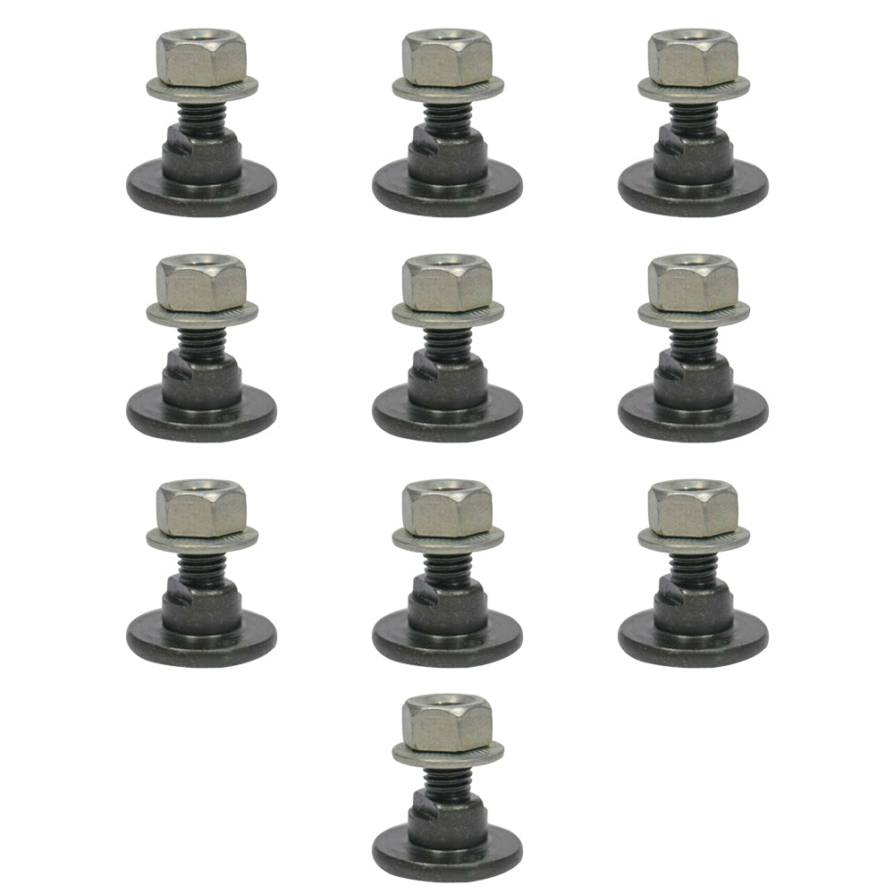 Qty 10: Disc Mower Blade Bolt Kit Fits John Deere Replaces 76N927