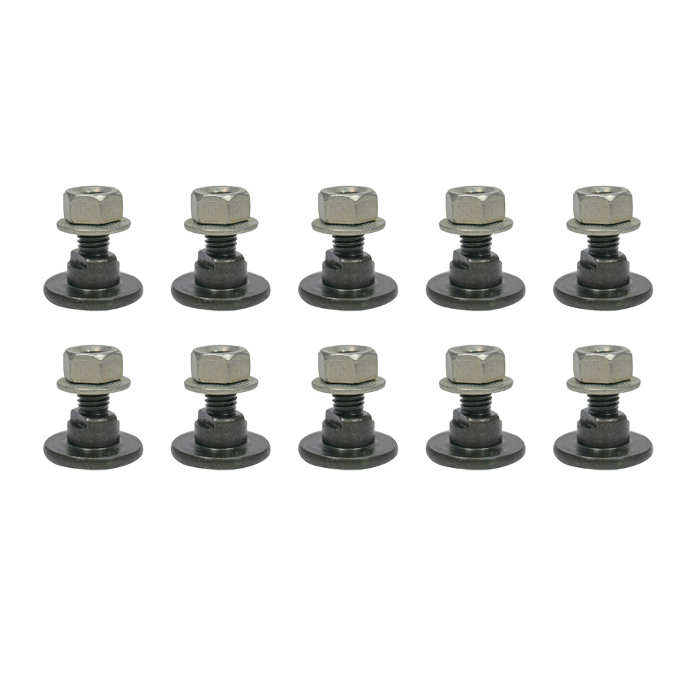 Qty 10: Disc Mower Blade Bolt Kit Fits John Deere Replaces 76N927