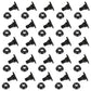 25 Bolts/Nuts 12mm thread Fits Vicon Models AM2800, CM1700, CM216