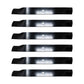 (6) 6180 Rotary Blades Compatible With Hustler 793794, 794685