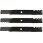 3PK 596-771 Fits Gator Blades Fits John Deere 62" Tractor Mowers Replaces Oregon