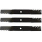 Predator Mower Blades Fits in Fits John Deere with 62" Decks M143504 M145719 396