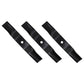 3PK Blades Fits Kubota fits Kommander 48" ZG123 ZG124 K5617-97530 K5575-97530