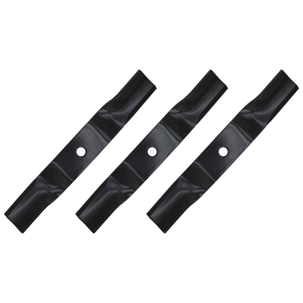 3PK Blades Fits Kubota fits Kommander 48" ZG123 ZG124 K5617-97530 K5575-97530