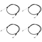 Qty. 4: Control Cable Fits Cub Cadet Replaces 746-0553