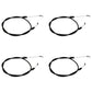 Qty. 4: Control Cable Fits MTD Replaces 746-0553