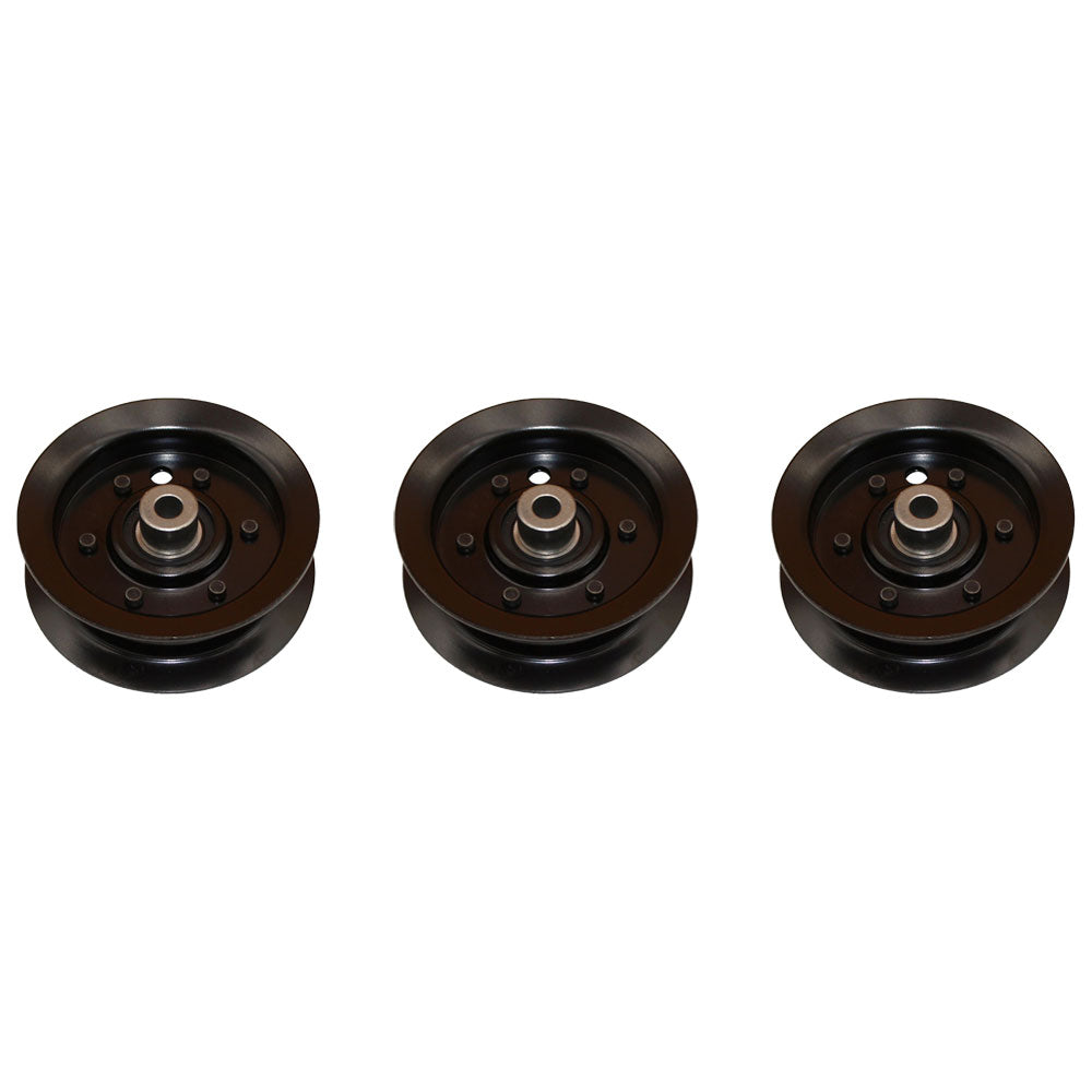 3 Pcs Flat Idler Pulley Fits Exmark Lawn Boy Fits Toro 106-2175 Z4200 Z5000