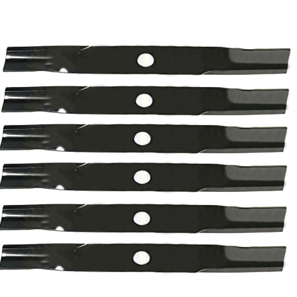 (6)- XHT Heavy Duty Blades K5647-34340 K5647-34330 Fits Kubota ZD326 60" Decks