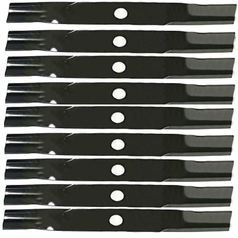 9 Repl XHT HD Blades Fits Kubota K5647-34330 K5647-34340 ZD326S ZD21F-60P 60"