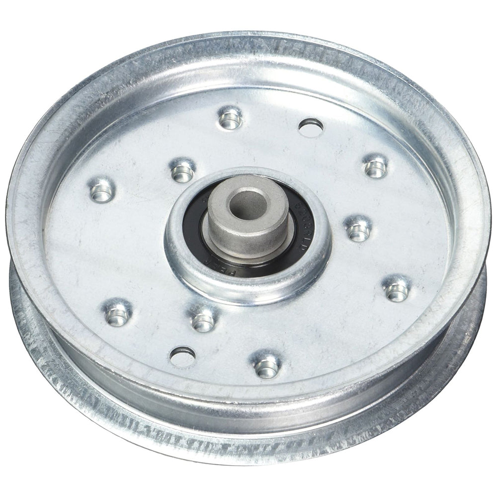 Flat Idler Pulley (Silver Zinc Coated) Fits MTD Replaces 753-08068