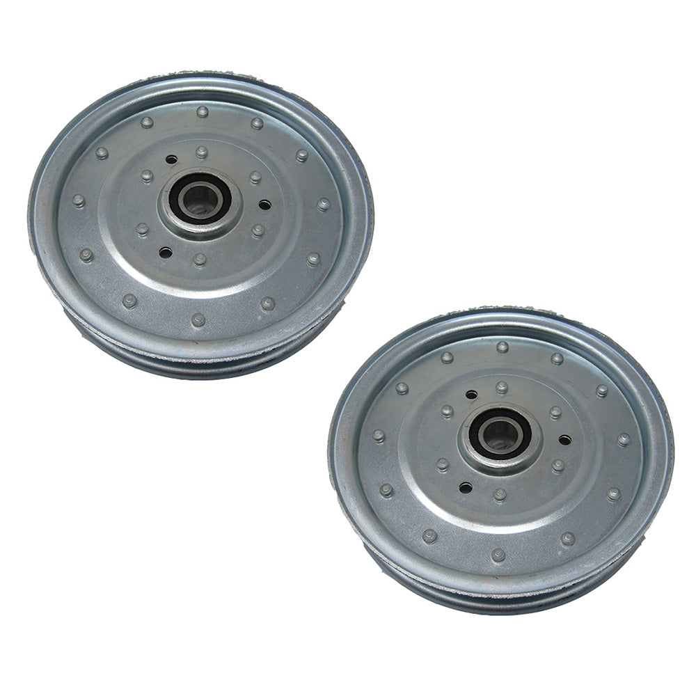 2 Pack Flat Idler Pulley Fits Exmark Lazer Z Fits Toro Master 1-633109 52 60 72"