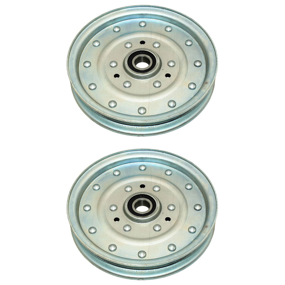 Qty 2: Flat Idler Pulley Fits Husqvarna Replaces 126-7685
