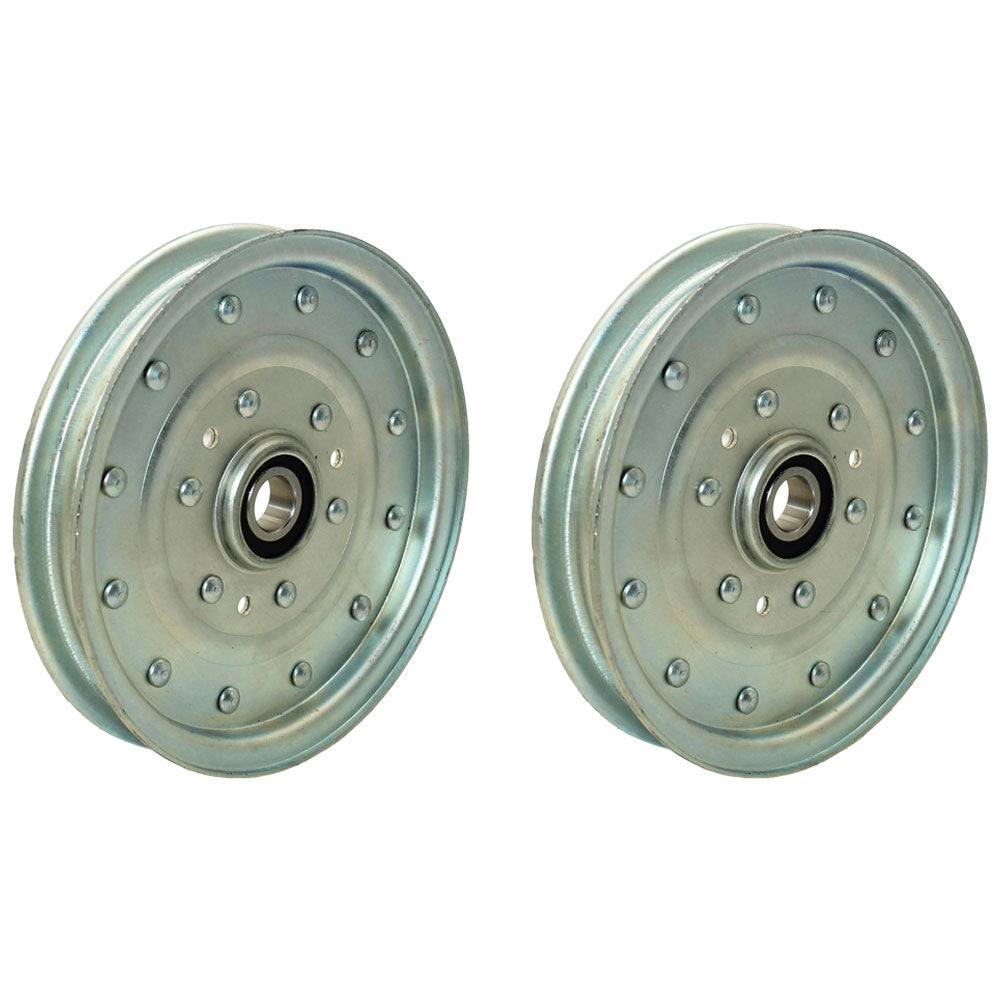Qty 2: Flat Idler Pulley Fits Husqvarna Replaces 126-7685