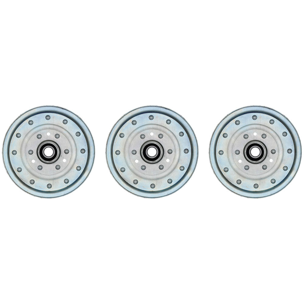 3 Idler Pulleys Fits Exmark Fits Toro 126-7685 1-633109 116-4667 Fits Husqvarna
