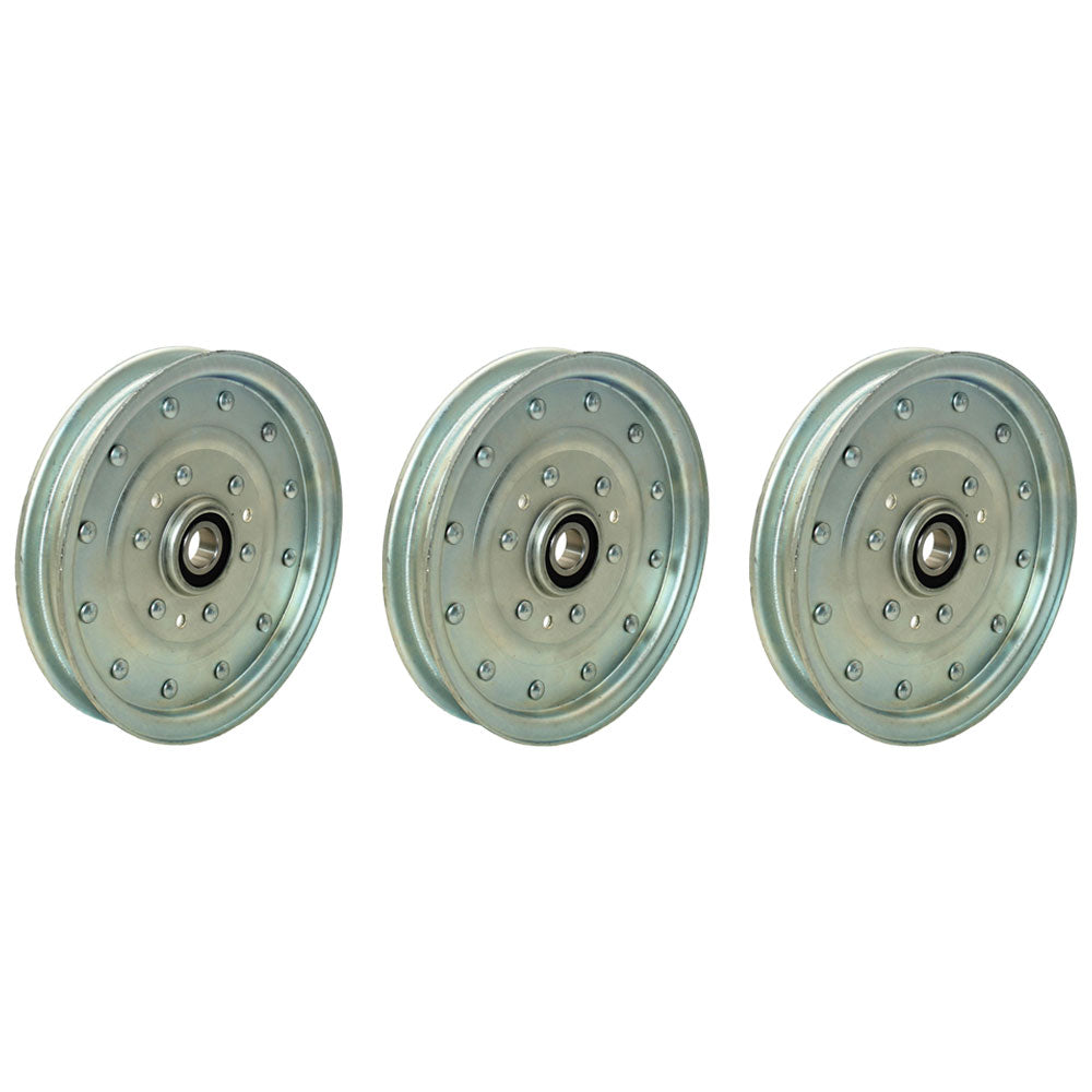 Qty 3: Flat Idler Pulley Fits Husqvarna Replaces 126-7685