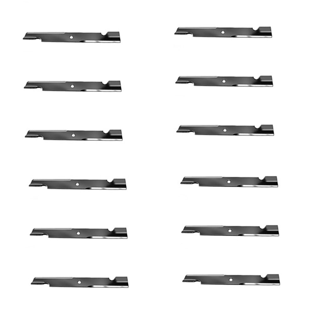 12 Pk. Notched Hight Lift Blades 103-6404 Fits Exmark Lazer Z AS XP XS 116-5171