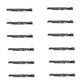 Qty 12: Notched Fits Hi-Lift Blade Fits Windsor Replaces 50-3456