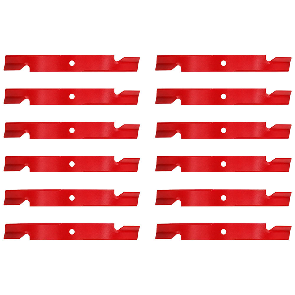 12 Pk. Notched Hight Lift Blades 103-6404 Fits Exmark Lazer Z AS XP XS 116-5171