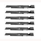 Qty 6: Notched Fits Hi-Lift Blade
 Fits Exmark Replaces 103-6384