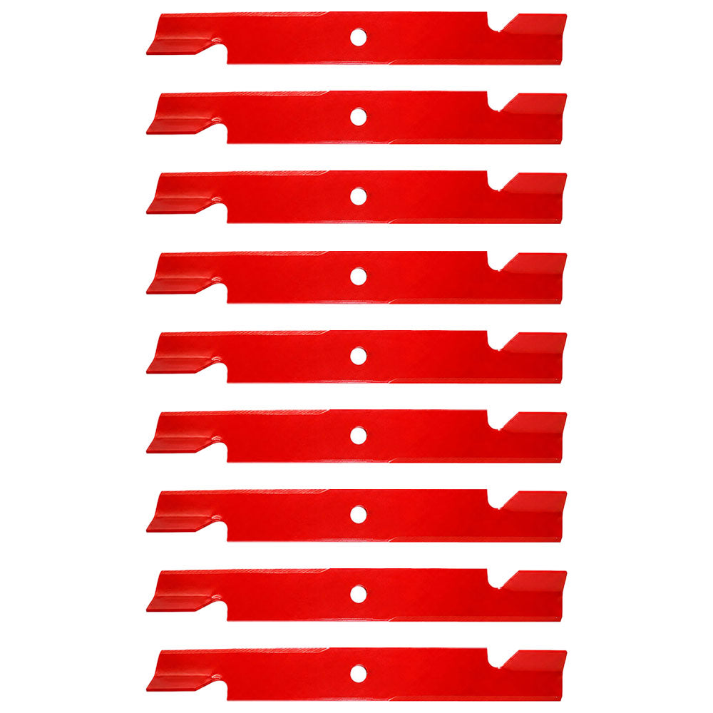 Qty 9: Notched Fits Hi-Lift Blade Fits Exmark Replaces 103-6384