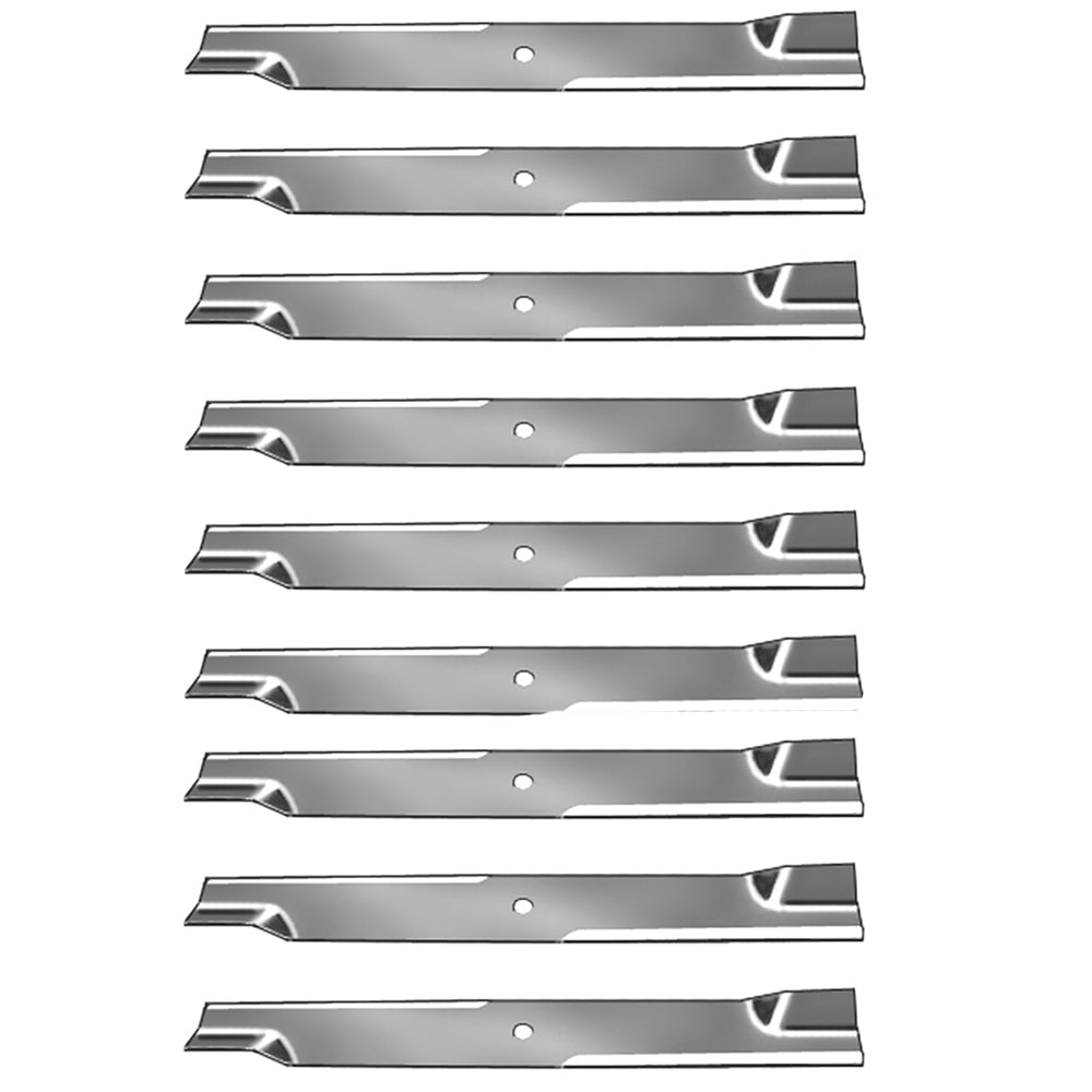 Qty 9: Notched Fits Hi-Lift Blade Fits Exmark Replaces 103-6384