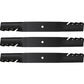 set of 3 mower mulching blades to fit Snapper 61" 2674489 2728910 7-9222 7-9371