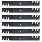 Qty 6: Toothed Blade Fits BUSH HOG Replaces 88668