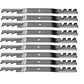 9pk Mulching Fits Grasshopper 61" 320243 320245 7079222 Lawn Mower Blades