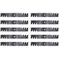 Qty 10: Toothed Mower Blades Fits Simplicity Replaces 5021227ASM