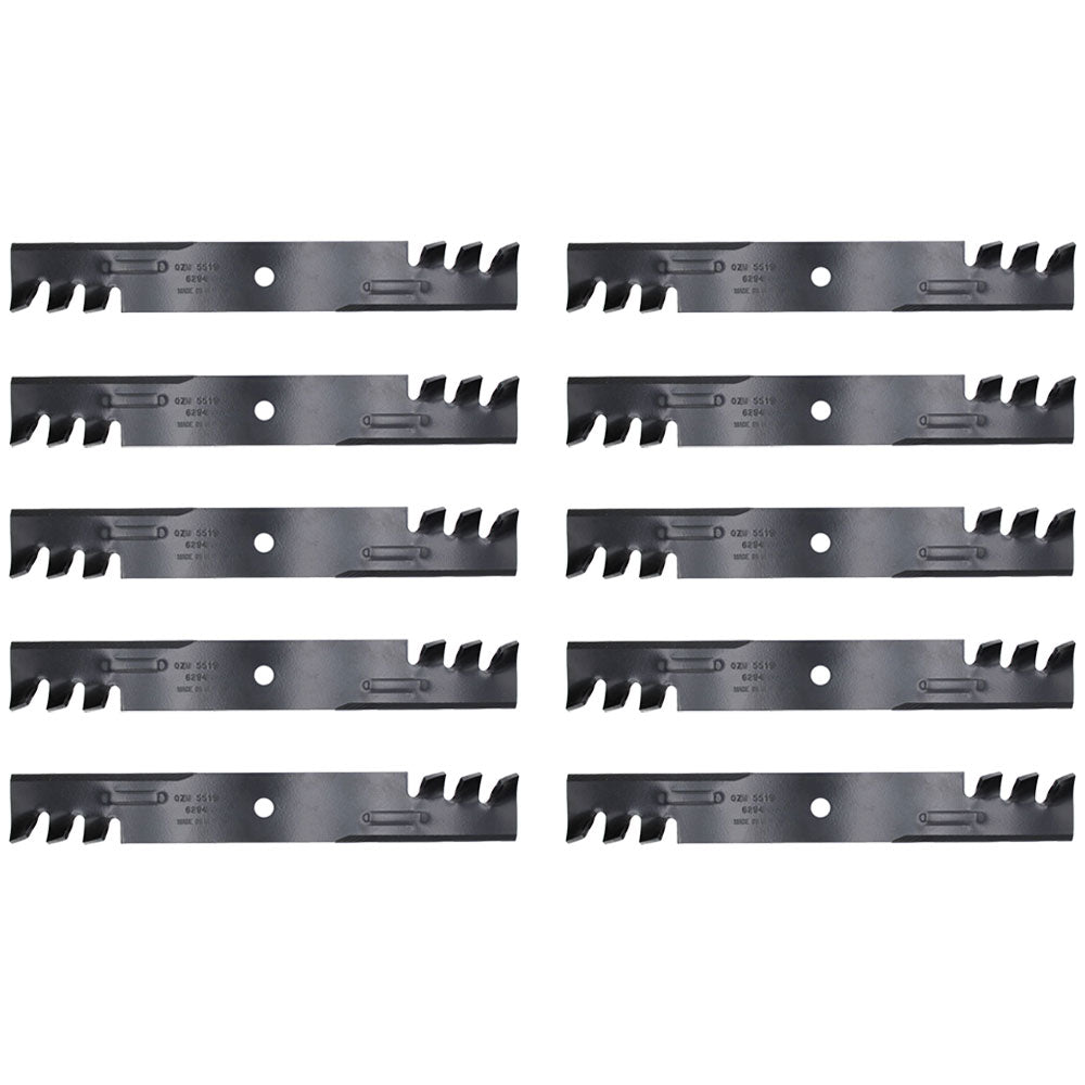 Qty 10: Toothed Mower Blades Fits Toro Replaces 105-7779