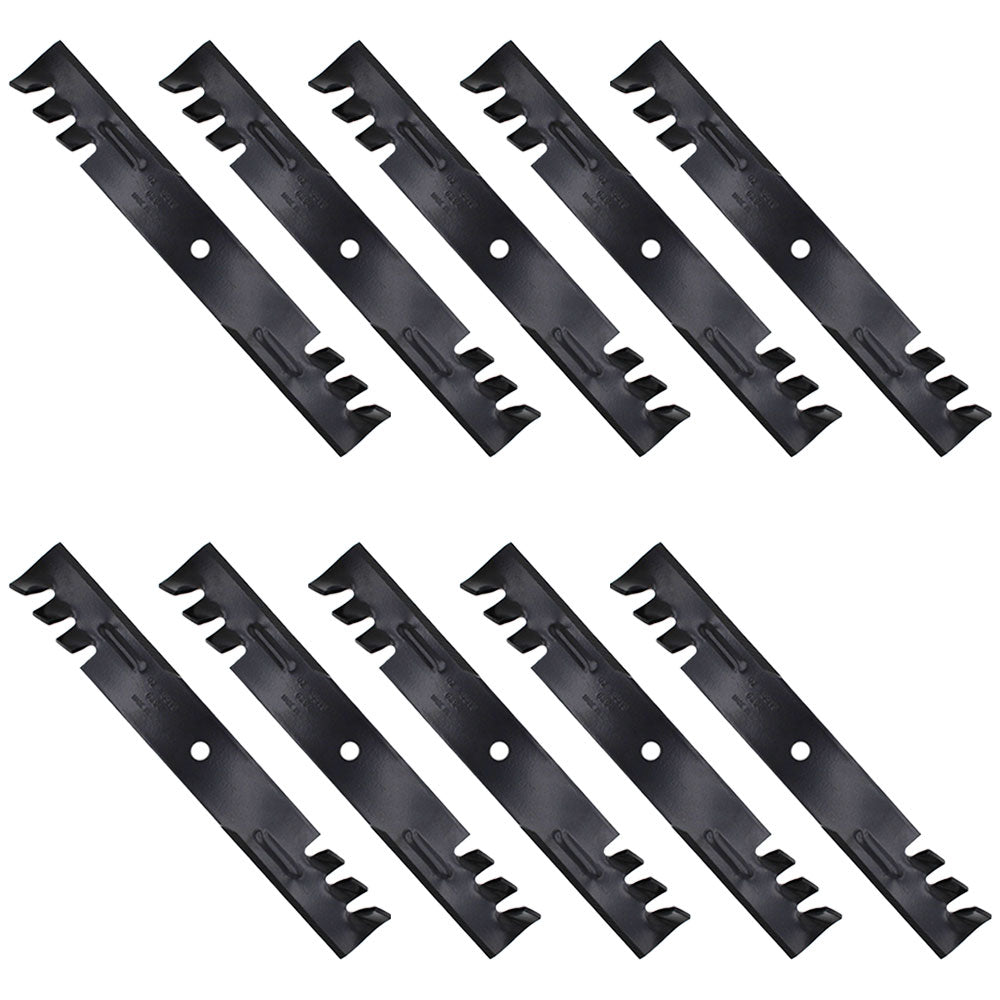 Qty 10: Toothed Mower Blades Fits Bad Boy Replaces 038-0003-00