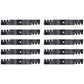 Qty 10: Toothed Mower Blades Fits Toro Replaces 105-7779