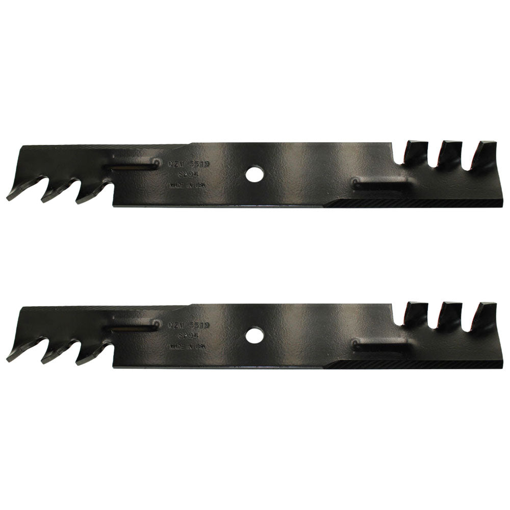 Qty 2: Toothed Mower Blades Fits Wright Replaces 71440001