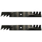 Qty 2: Toothed Mower Blades Fits Encore Replaces 363291
