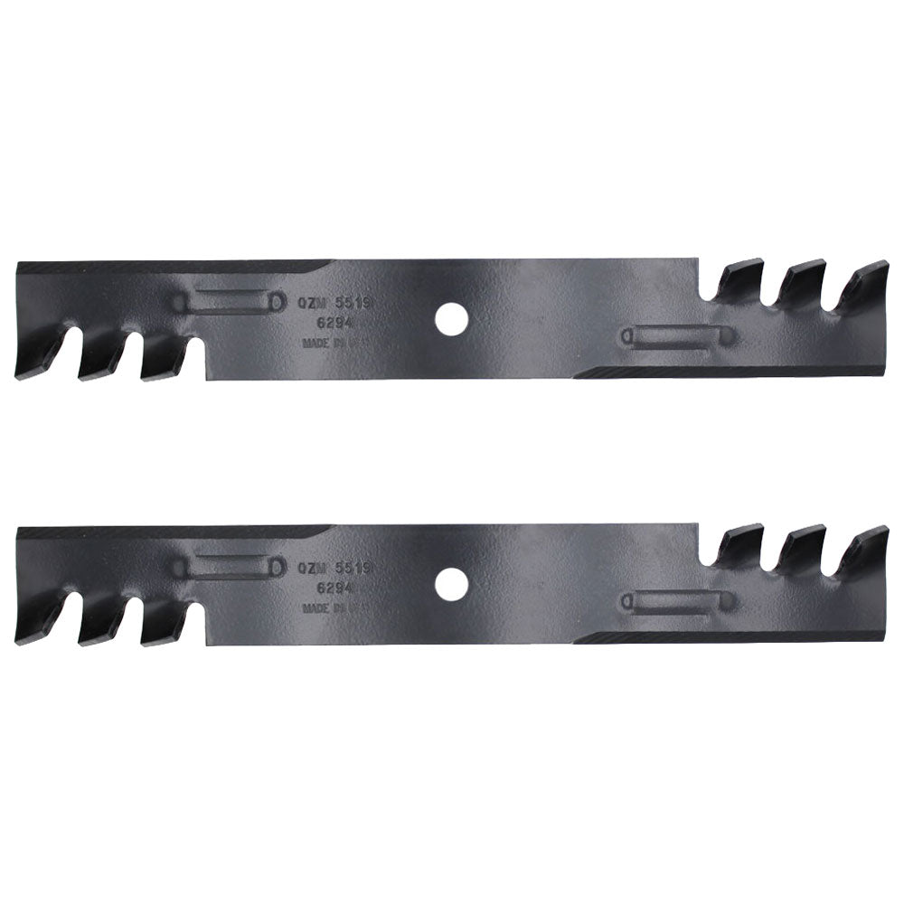 Qty 2: Toothed Mower Blades Fits Bunton