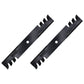 Qty 2: Toothed Mower Blades Fits Lesco