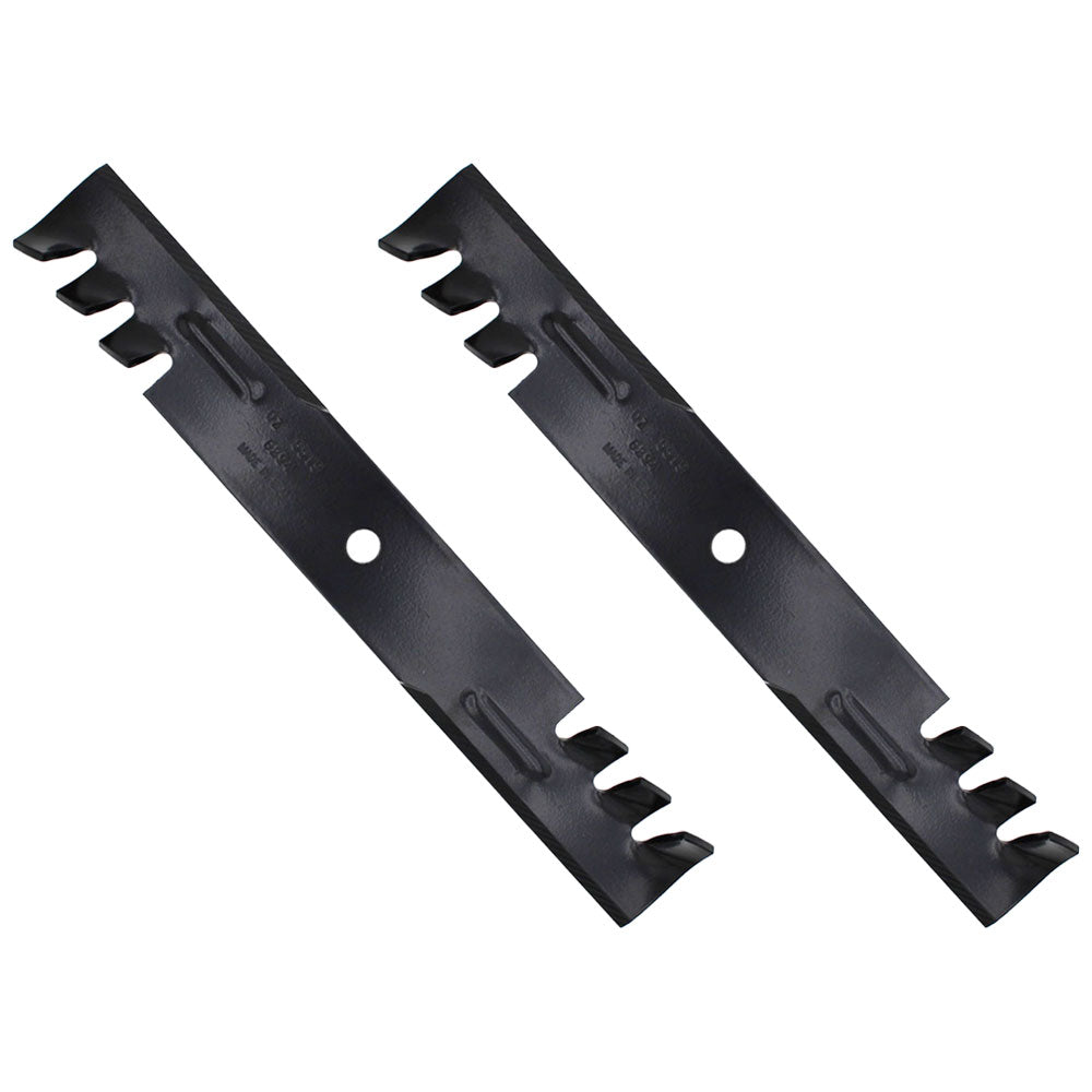 Qty 2: Toothed Mower Blades Fits Jacobsen