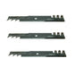 3 Predator mulching mower blades to fit Snapper Yazoo Kees 52" 100341 363055