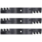 (3) Mulch Blades Fits Simplicity Zero Turn Mower Citation Deck 52'' Citation XT