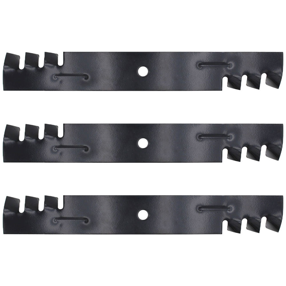 Qty 3: Toothed Mower Blades Fits Bobcat Replaces 112111-02