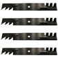 Qty 4: Toothed Mower Blades Fits Great Dane Replaces D18037