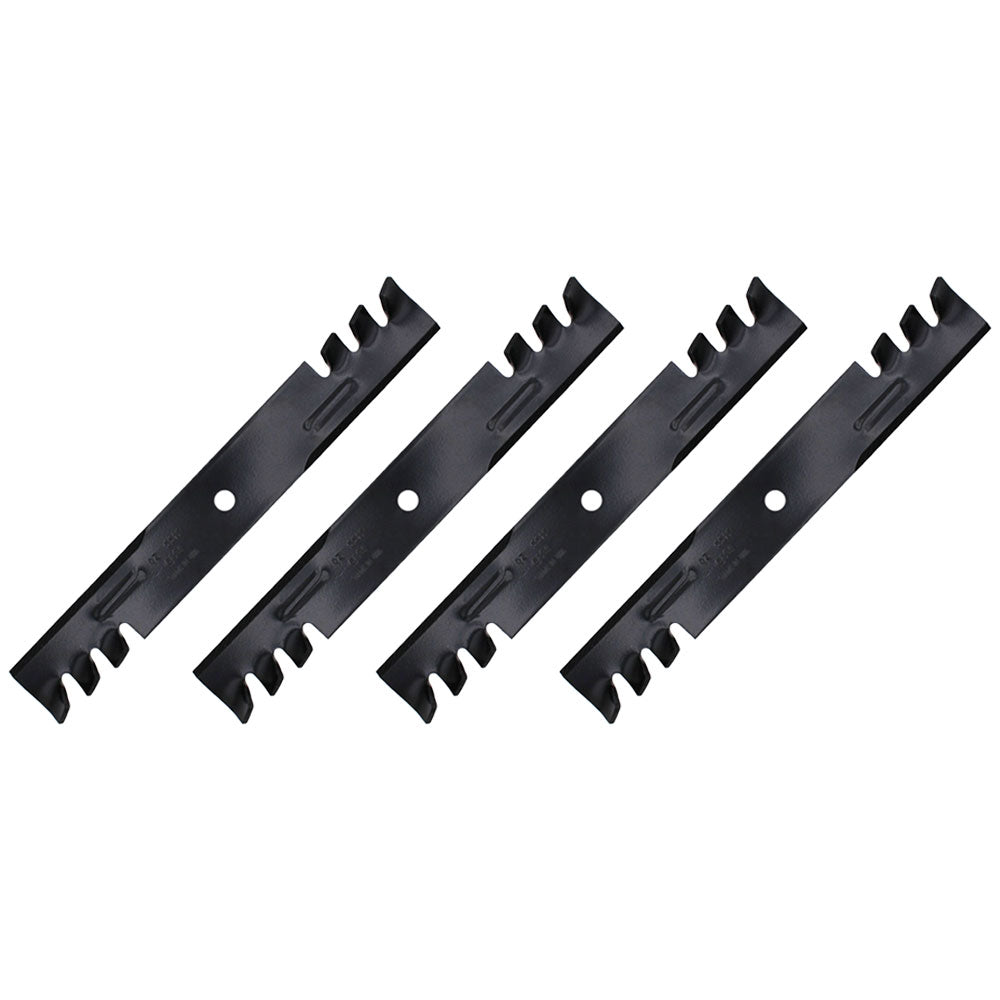 Qty 4: Toothed Mower Blades Fits Wright Replaces 71440001