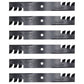Qty 6: Toothed Mower Blades Fits Ariens Replaces 00273100