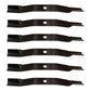 6 Medium-Lift Blades Fits Woods L306 RM306 RM600 With 72" Cut Deck Lawn Mower