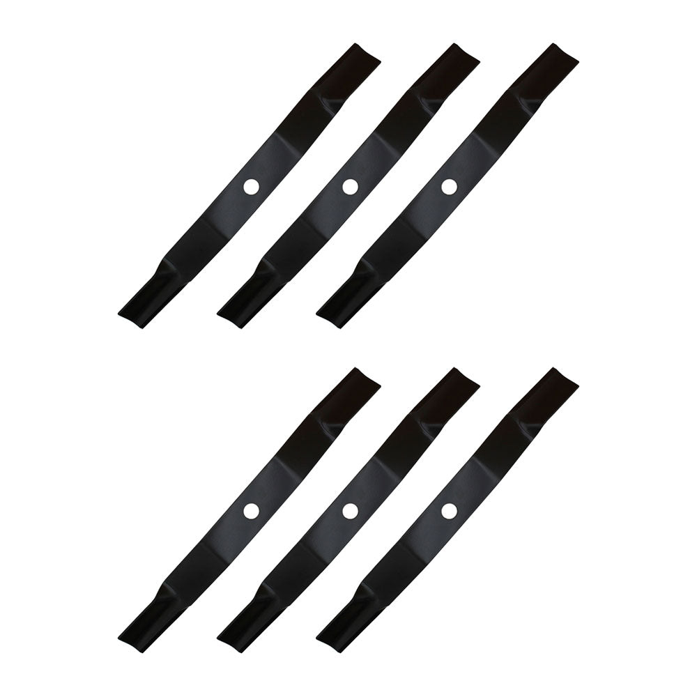 6 Medium-Lift Blades Fits Woods L306 RM306 RM600 With 72" Cut Deck Lawn Mower