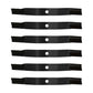 6 Medium-Lift Blades Fits Woods L306 RM306 RM600 With 72" Cut Deck Lawn Mower