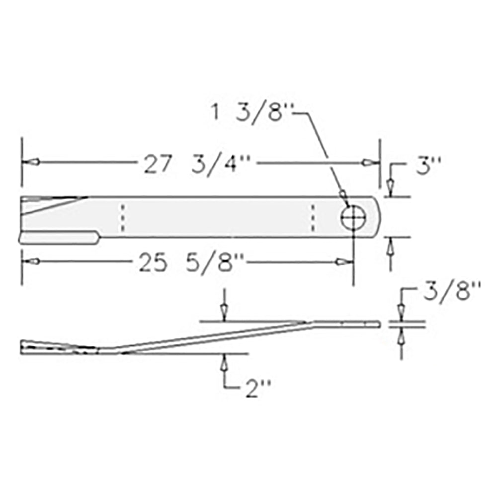 00772302 CCW Rotary Cutter Blade Fits Rhino Rotary Cutter LT6 PC60 PC615 SE6