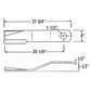 Rotary Cutter Blade Offset CCW Lift Bush Hog 2610 3615 2615 3610 Fits John Deere