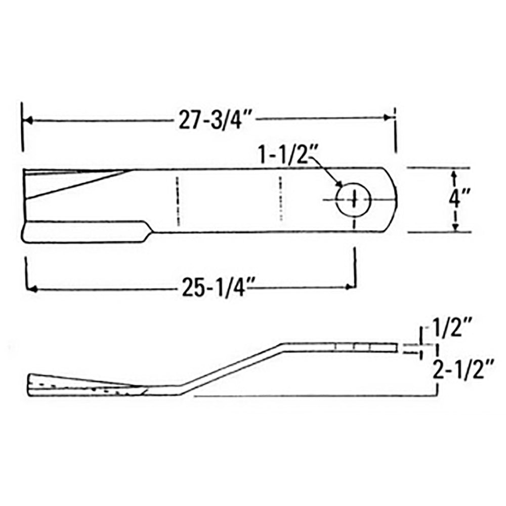 CCW Lift Rotary Cutter Blade Fits BUSH HOG Replaces 1251207