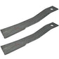 Qty 2: CCW Lift Rotary Cutter Blade Fits Rhino Replaces 401-015